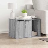  Kutija z mačji pijesak boja hrasta 60x40x40cm konstruirano drvo | shoptok.hr