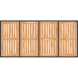  Vanjski set za objedovanje 9 kom. Crna | shoptok.hr