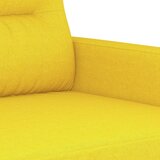  3-dijelni set sofa s jastucima svjetložuti od tkanine | shoptok.hr
