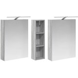  Set ormarića za kupaonicu 3 kom. 120 x 14,5 x 70 cm | shoptok.hr