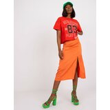 RUE PARIS Skirt-WN-SD-1705.86-orange | ePonuda.com
