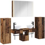  Set namještaja za kupaonicu 6 pcs Staro drvo | shoptok.hr