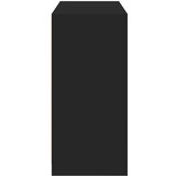  Ormar crni 77 x 48 x 102 cm od konstruiranog drva | shoptok.hr