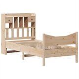vidaXL Posteljni okvir brez vzmetnice 90x190 cm trdna borovina | Shoptok.si