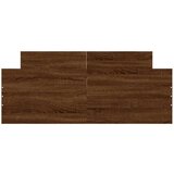  Kreveta s uzglavljem i podnožjem boja hrasta 120x200 cm | shoptok.hr