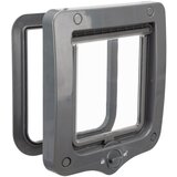 Trixie dvosmerna vrata za mačke i pse 20x22 cm – siva, tiha, sa zaptivkom | ePonuda.com