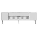 Hanah home tv polica Dekolp4 white silver