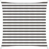  Jedrilica za sunčevu sjenu Svijetlo siva i bijela. 2 x 2 m HDPE | shoptok.hr