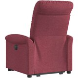  Naslanjač s funkcijo vstajanja vinsko rdeče blago, (21824685) | Shoptok.si