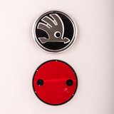  OZNAKA PLASTIČNA ŠKODA CRNA FI79MM Cijene