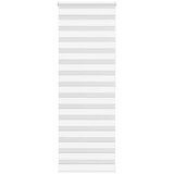 vidaXL Zebra senčilo bela 75x200 cm tkanina širina 70,9cm poliester | Shoptok.si