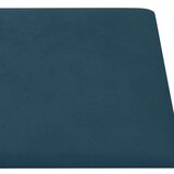  Zidna uzglavlja 12 pcs Plava 90 x 15 cm Baršun | shoptok.hr