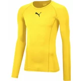 Puma LIGA BASELAYER TEE LS Muška funkcionalna majica, žuta, veličina