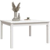  Vrtni stol bijeli 82,5 x 82,5 x 45 cm od masivne borovine | shoptok.hr