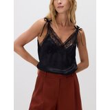 Reserved Bluza s ukrasnim volanom - crno | shoptok.hr