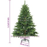 Umjetno božićno drvce s nogom Zelena 120 cm PVC, PE i čelik | shoptok.hr