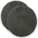  Presvlaka za jastuk 2 pcs HEERLEN Tamnosiva Ø 60 cm Bouclé | shoptok.hr