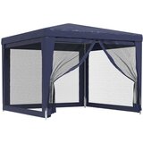  za zabave s 4 mrežasta bočna zida plavi 3 x 3 m HDPE | Eponuda.com