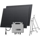 ECOFLOW Stream - Solarna Elektrana za Balkon - Staklena - Mikroinverter + 2x400W Solarni Paneli | shoptok.hr