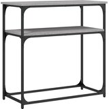  Konzolni stol siva boja hrasta 75x35,5x75 cm konstruirano drvo | Eponuda.ba