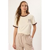 TRENDYOLMILLA Ženska majica TWOSS24TS00037, Bež | Eponuda.com