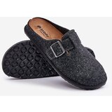 Inblu Comfortable Men's Slippers With Buckle Graphite | shoptok.hr