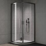 Kolpa San tuš kabina Venus B/1 polukružna crni profol - R80x200cm | ePonuda.com
