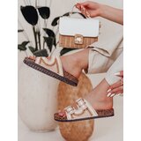DStreet Klapki damskie na korku KORKARTA beżowe | shoptok.hr