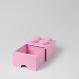 Lego Svetlo rožnata kvadratna škatla za shranjevanje LEGO® | Shoptok.si