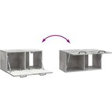 TV Omarica za TV, ki jo lahko montiraš na steno Betonsko siva, (5000220387) | Shoptok.si