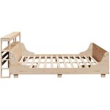 vidaXL Okvir kreveta bez madraca 200 x 200 cm od masivne borovine | shoptok.hr