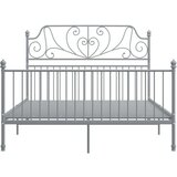  Za krevet sivi metalni 140 x 200 cm | shoptok.hr