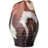 Bloomingville Smeđa ručno oslikana vaza od kamenine (visina 30 cm) Obsa – | shoptok.hr
