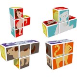 Geomag Magicube priča Prijatelji životinja + kartice, 7 kom | shoptok.hr
