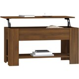  Stolić za kavu smeđa boja hrasta 101x49x52 cm konstruirano drvo | Eponuda.ba