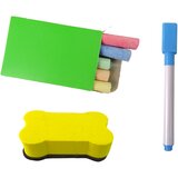 Lean_Toys Lesena magnetna tabla s kredo 2v1 | Shoptok.si