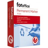 Marker permanentni 1,5-3mm okrugli vrh pk12 foroffice plavi | Shoptok.si
