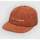 Cord Strapback Kapa s šiltom rustic brown