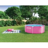 Intex Pink Metal Frame Bazen 244x76 cm | shoptok.hr