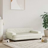  Krevet za pse Krem 90 x 53 x 30 cm baršunasti | shoptok.hr
