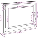  podrumski prozor RISOR 80x50 cm Okretno-nagibni DIN lijevi antracit - Antracit 80 x 50 cm (troslojni) 1 Naginjanje i okretanje | shoptok.hr