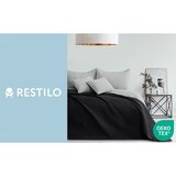 Restilo Črno/svetlo sivo prešito pregrinjalo iz mikrovlaken 240x260 cm Softa – | Shoptok.si