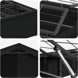  Električni podesivi okvir kreveta Crna 200 x 70 x 33,5 cm Čelik | shoptok.hr