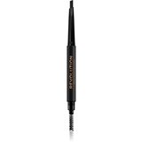 Makeup Revolution Duo Brow Definer natančni svinčnik za obrvi odtenek Dark Brown 0,25 g Cene