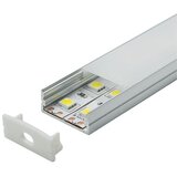 Mitea Lighting aluminijumski profil za led trake nadgradni set sa difuzorom 9.8x23.5x2000mm MA617 | Eponuda.com