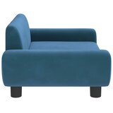  Krevet za pse plavi 70 x 45 x 33 cm baršunasti | shoptok.hr