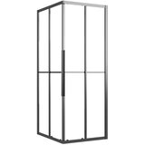  Tuš-kabina polumatirana ESG 90 x 70 x 180 cm crna | shoptok.hr