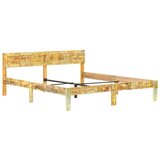  Za krevet od masivnog obnovljenog drva 180 x 200 cm | shoptok.hr