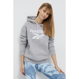 Reebok Dukserica za žene, boja: siva, s kapuljačom | shoptok.hr