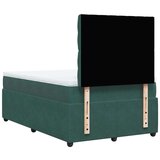 vidaXL Krevet box spring s madracem tamnozeleni 120x190 cm baršunasti | shoptok.hr